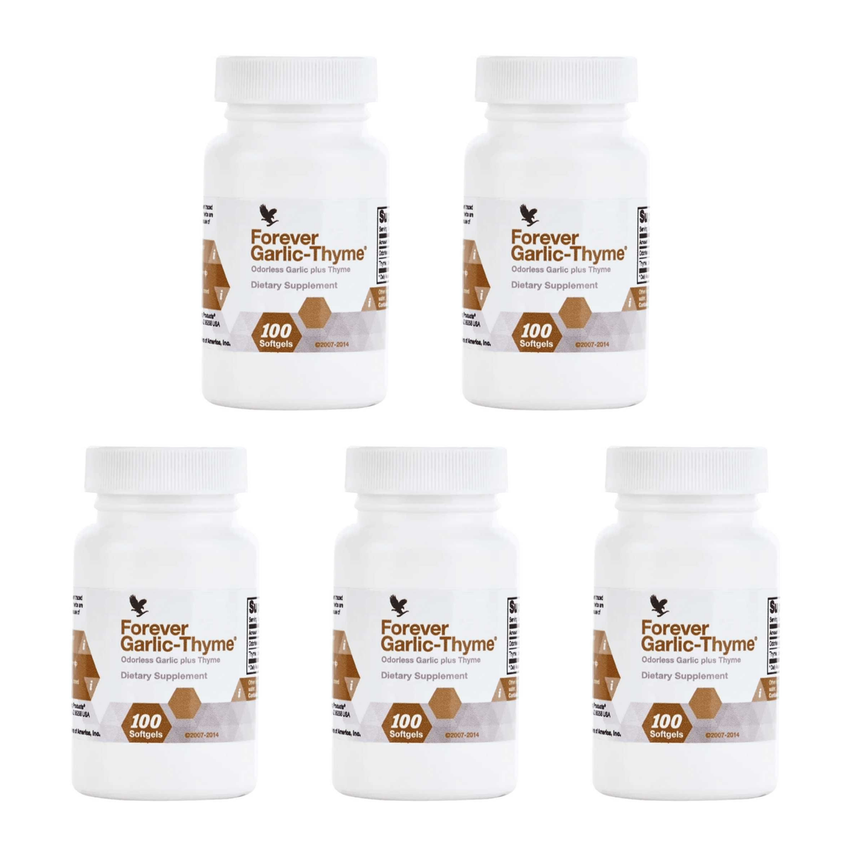 Forever Garlic-Thyme pack of 5 bottles