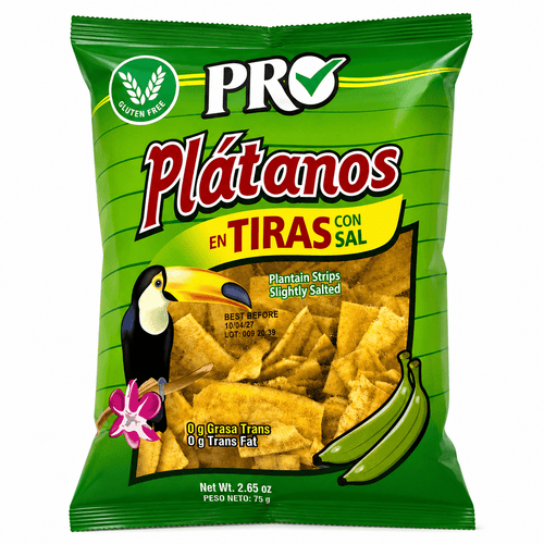 Pro Platanos | Crispy Plantain Chips Snack