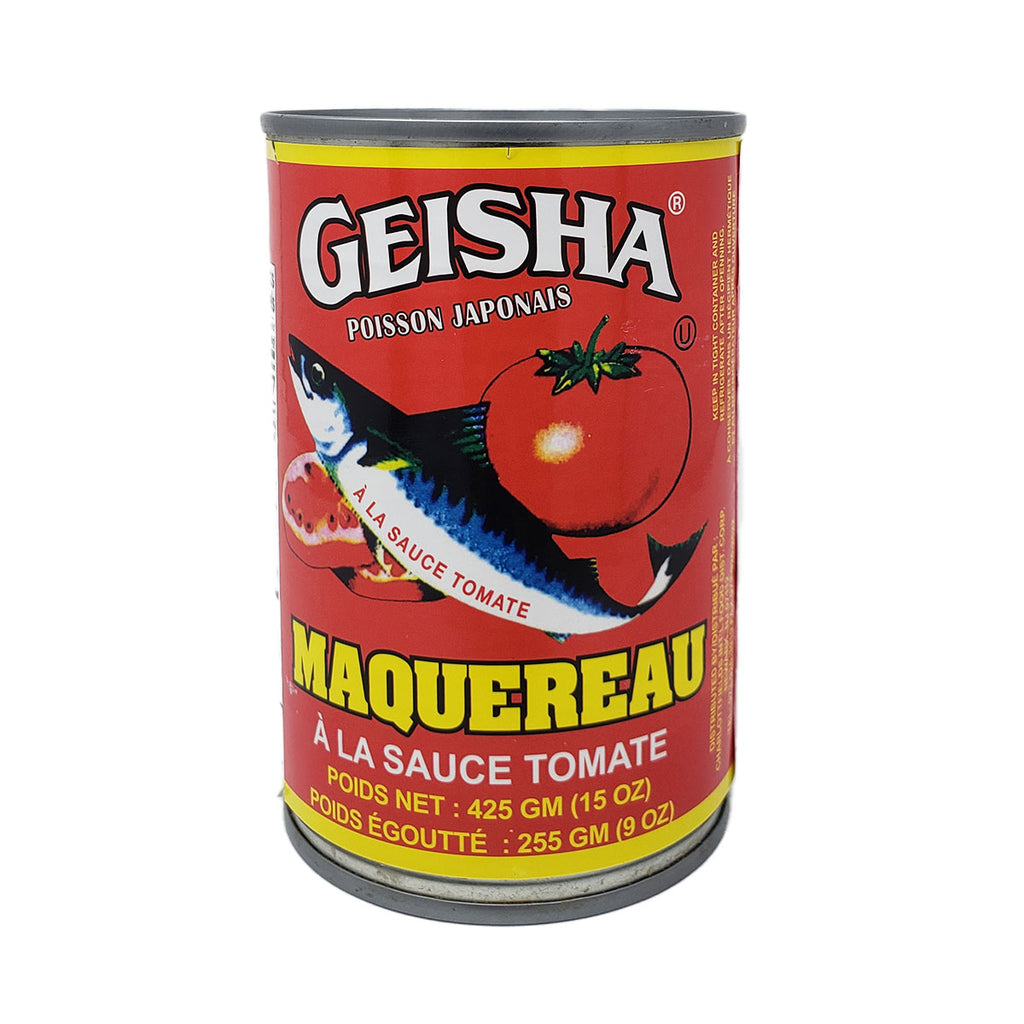 Geisha Mackerel in Tomato Sauce 15OZ - Yado African & Caribbean Market