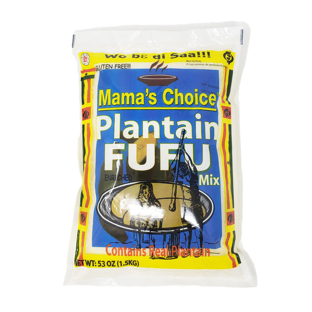 Mama's Choice Fufu Mix Plantain Gluten free 1.5Kg - Yado African & Caribbean Market