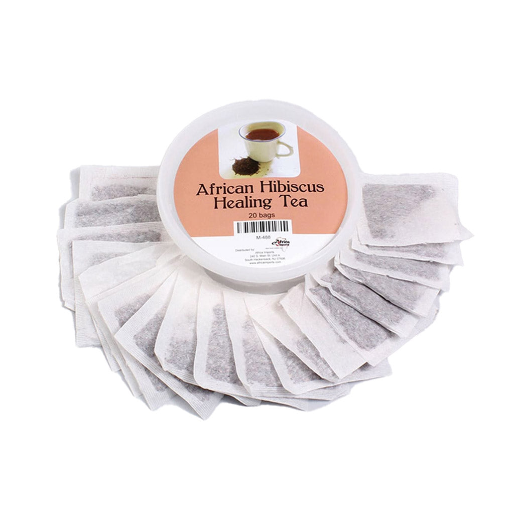 African Hibiscus Healing Tea: 20 Bags - Natural Healing & Essentials