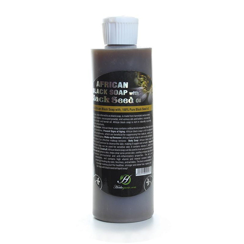 **Black Seed Oil Liquid Black Soap – 8 oz