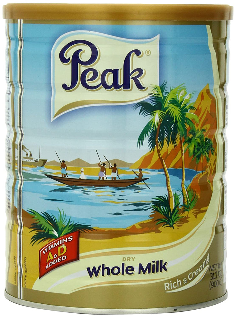 Experience Creamy Goodness with Peak Dry Whole Milk Powder – 900 Grams