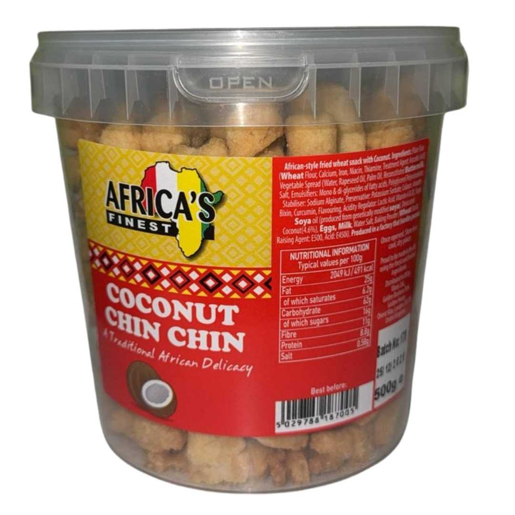Discover the Tropical Crunch of Africa’s Finest Coconut Chin Chin – 500 g