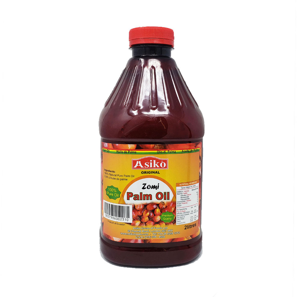 Asiko Zomi Palm Oil 2 Litres – Pure, Authentic Flavor for Your African & Caribbean Kitchen