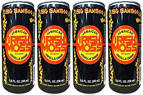 Elevate Your Beverage Game with the Big Bamboo Jamaican Irish Moss Vanilla Drink (9.8 oz 4pk)