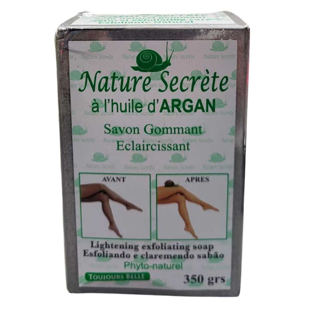 Discover Radiant, Silky Skin with Nature Secrète Argan Lightening Exfoliating Soap