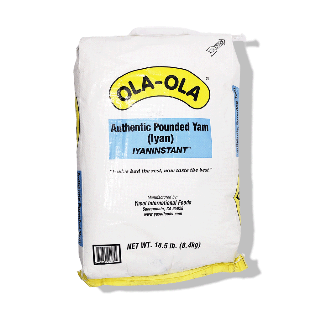 Ola Ola Authentic Pounded Yam 18.5lb – Real Comfort, Real Tradition, Real African Cooking