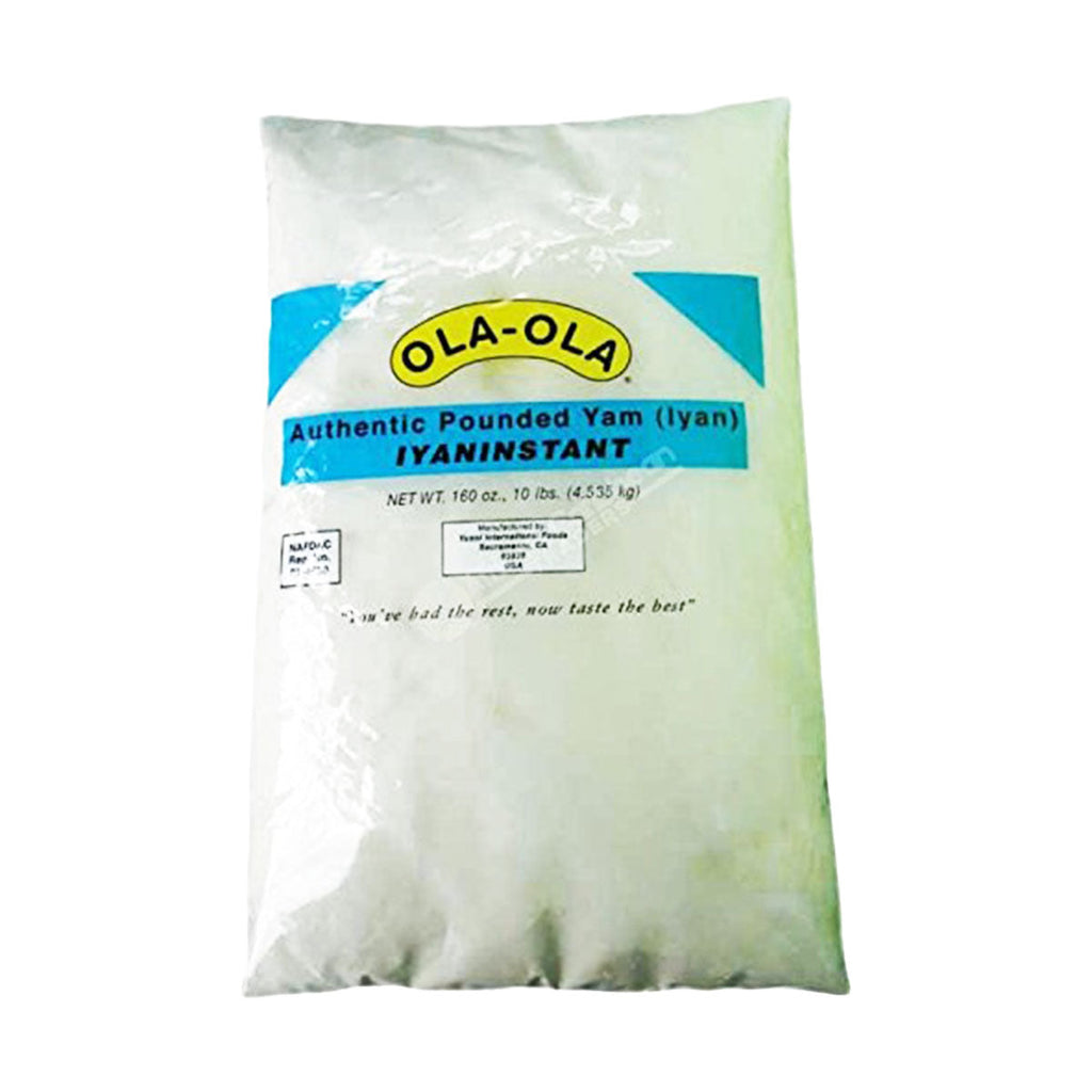 Ola-Ola Authentic Pounded Yam (Iyan) Instant – 10lb