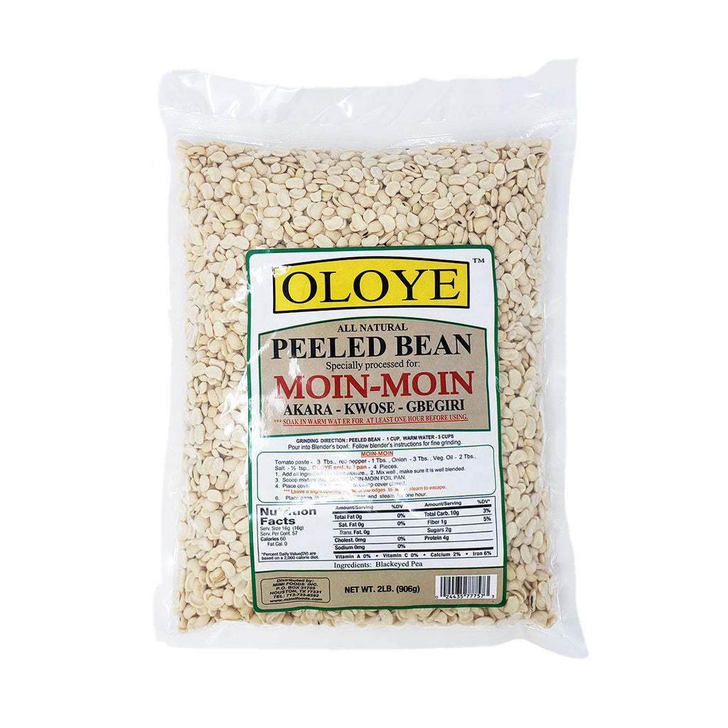 **Peeled Beans – All Natural Peeled Black Eye Peas 2lbs