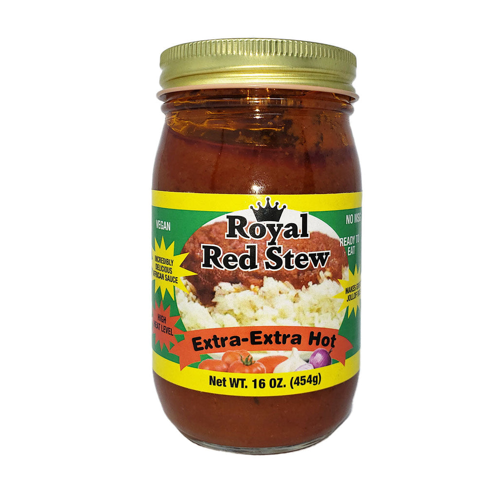 Royal Red Stew Extra Extra Hot 16oz – A Taste of Home With Every Fiery Spoonful