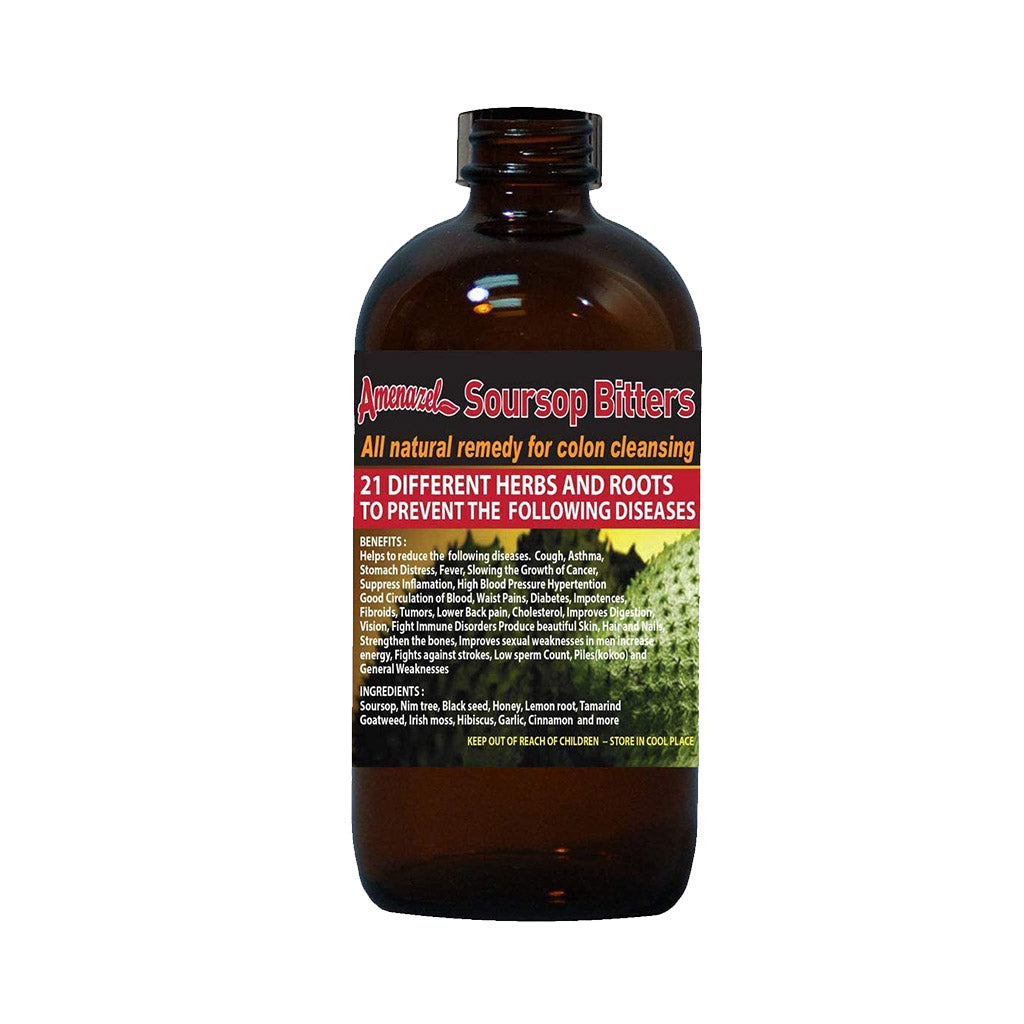 Amenazel Soursop Bitters 16oz – A Powerful Herbal Tradition Rooted in Culture & Natural Wellness