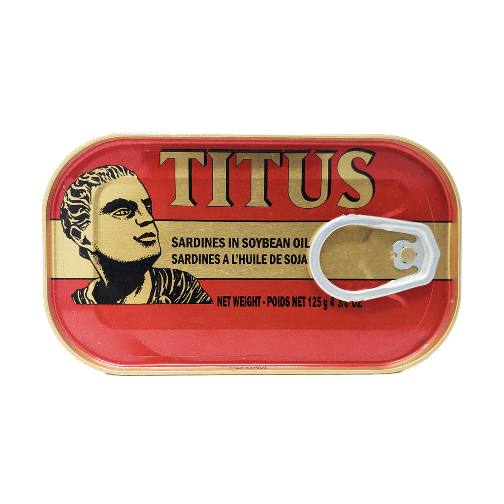 Titus Sardines 4.4 oz (125 g): Nutritious, Flavorful & Convenient