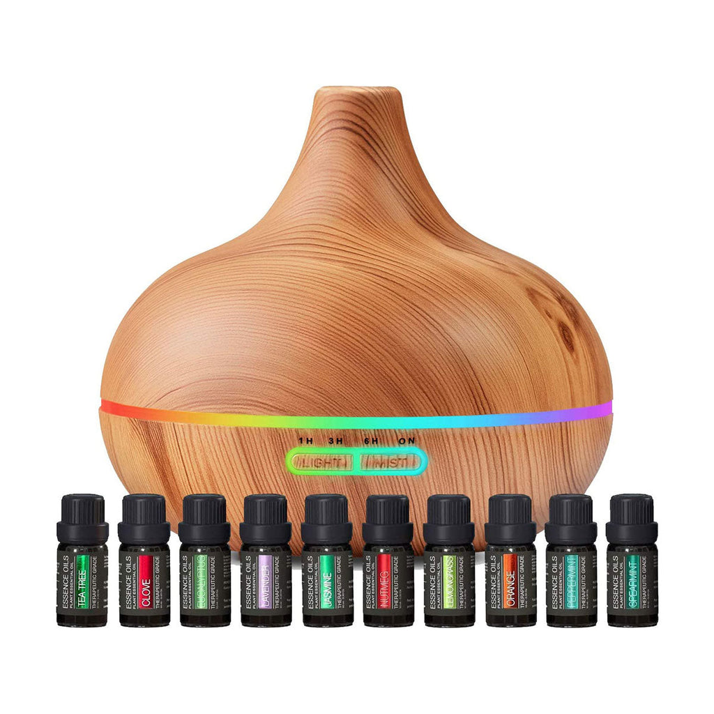 Discover Tranquility with the Ultimate Aromatherapy Diffuser & Essential Oils Set