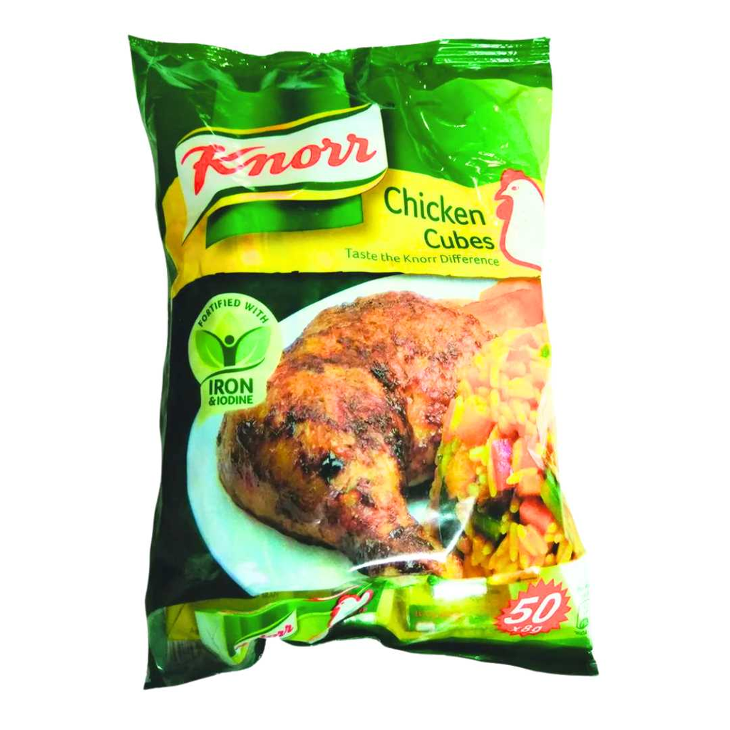Knorr Chicken Cubes – 50 Cubes | Maggi Seasoning for Rich Flavor and Aromatic Dishes