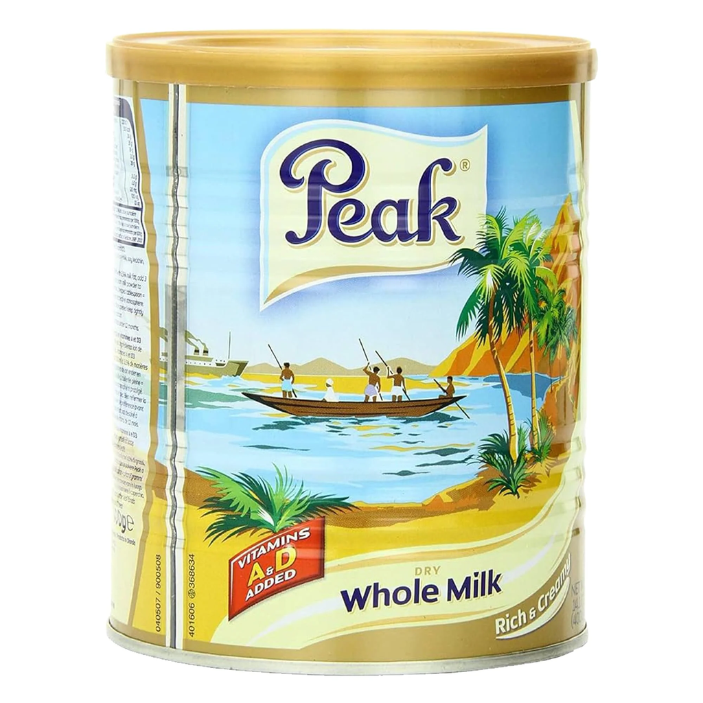 Peak Instant Full-Cream Dry Whole Milk Powder, 400g – A Taste of Home, Nourishment, and Tradition