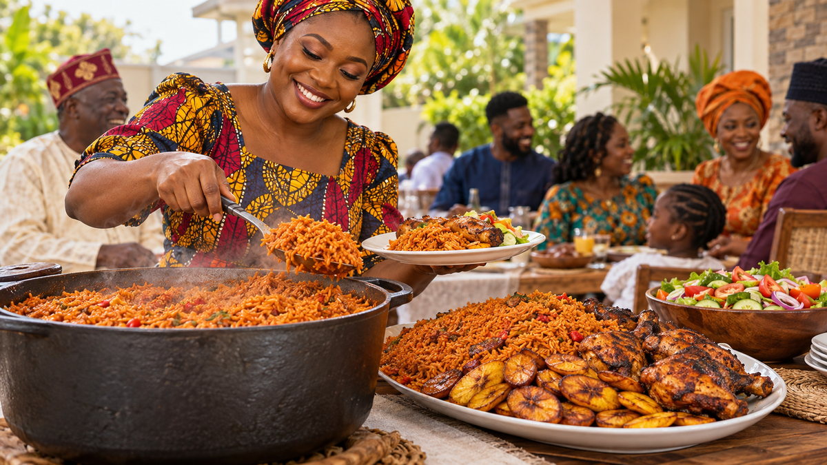 Nigerian Jollof Rice Recipe (Smoky Party Jollof) - Yado African & Caribbean Market