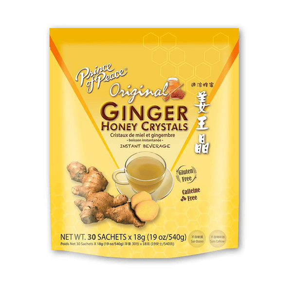 Prince of Peace Ginger Honey Crystals – Instant Beverage Original 30 pckts - Yado African & Caribbean Market