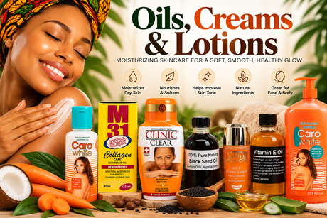 Body Oils, Creams & Lotions - Yado African & Caribbean Market