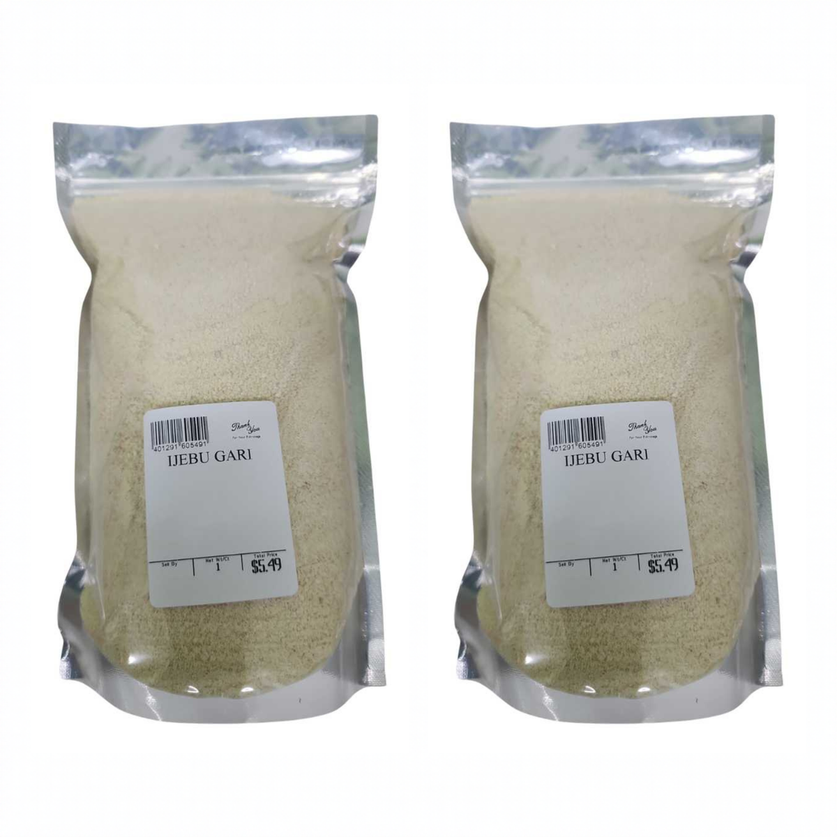 Ijebu Gari pack of 2 bags