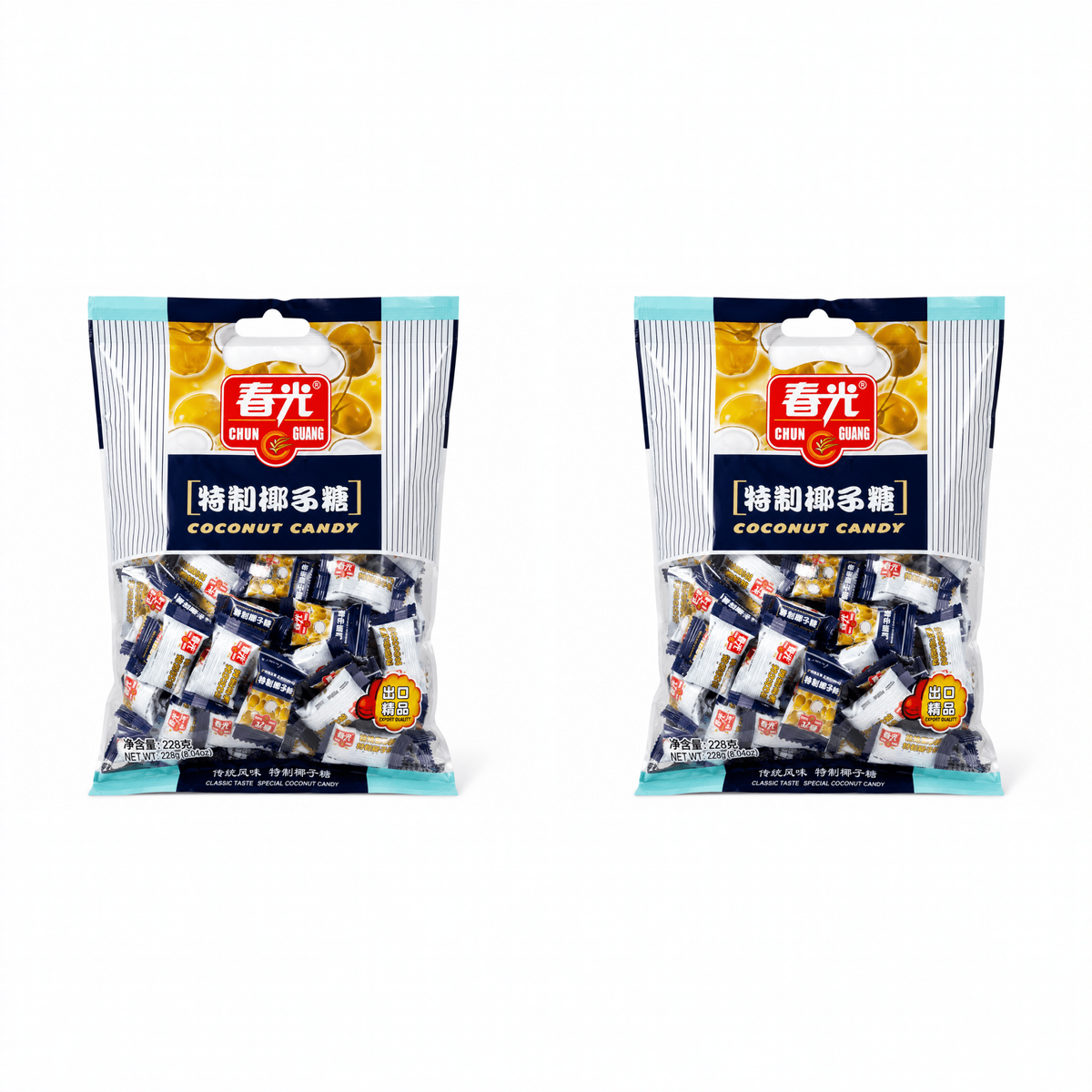Chun Guang Coconut Candy pack of 2 bags