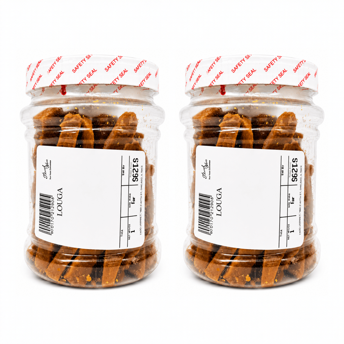 Louga Candy pack of 2 jars