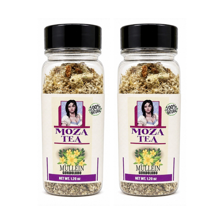 Moza mullein tea pack of 2 jars