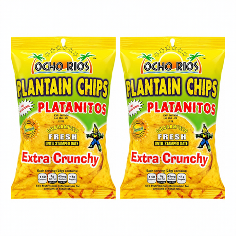 Ocho Rios Plantain Chips pack of 2 bags