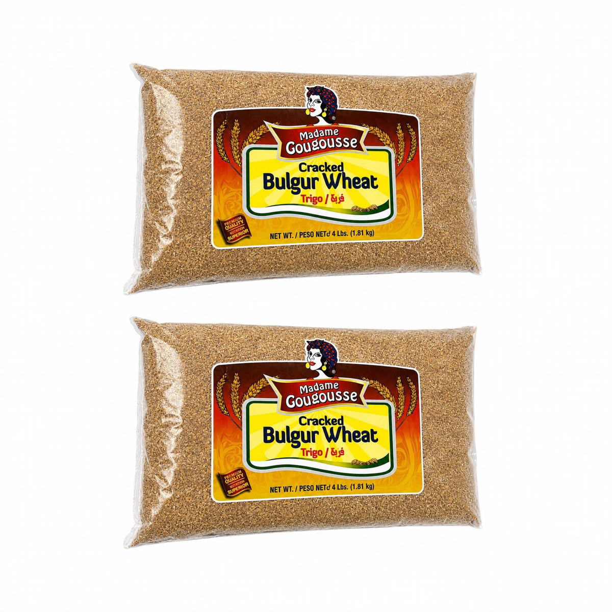 Madame Gougousse Bulgur Wheat 4 lb pack of 2 bags