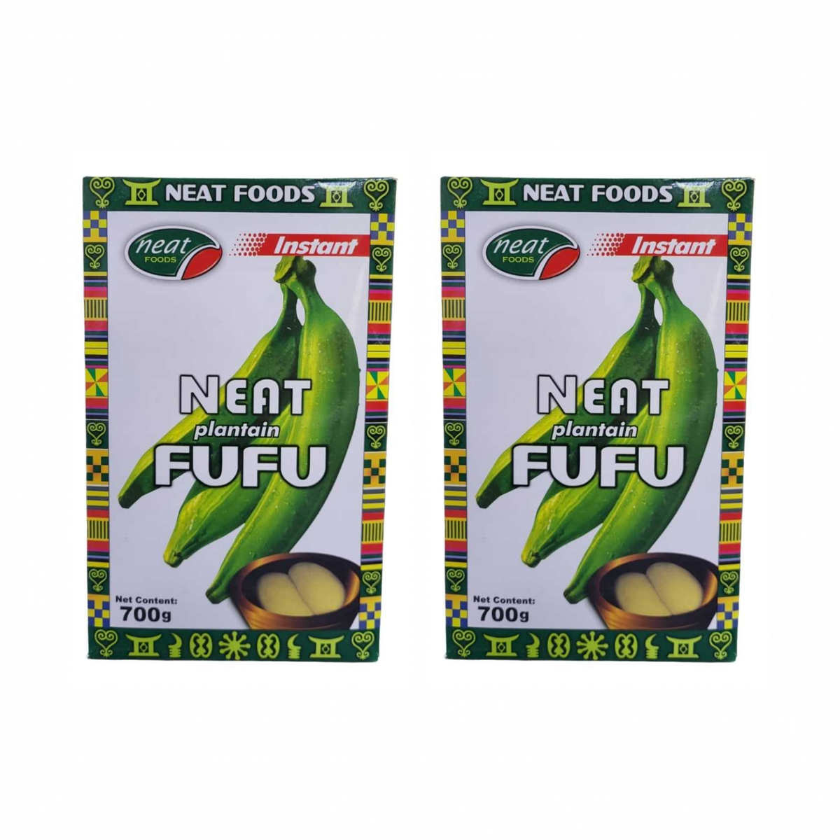 Neat Plantain Fufu 700g pack of 2 boxes