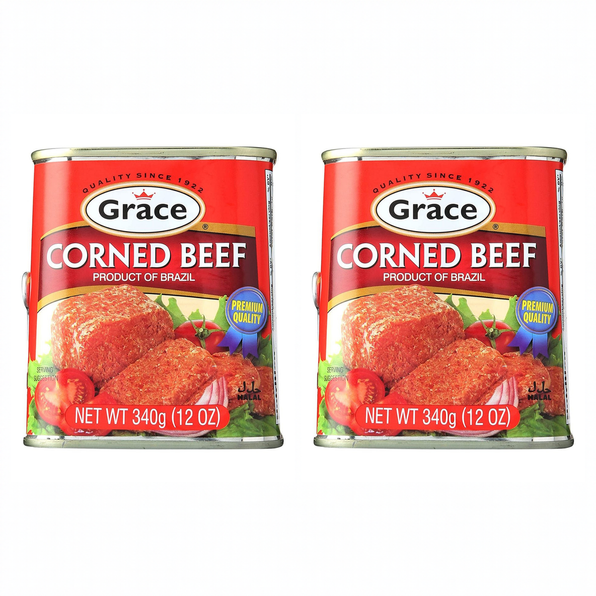 Grace Corned Beef 12 oz pack of 2 cans