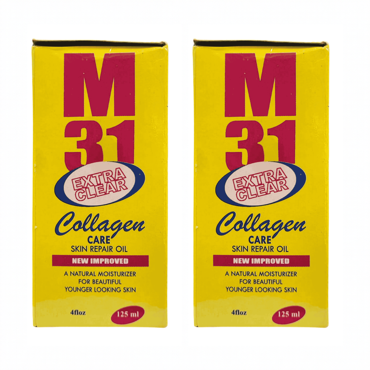 M31 Extra Clear Collagen Care Skin Repair Oil pack of 2 boxes