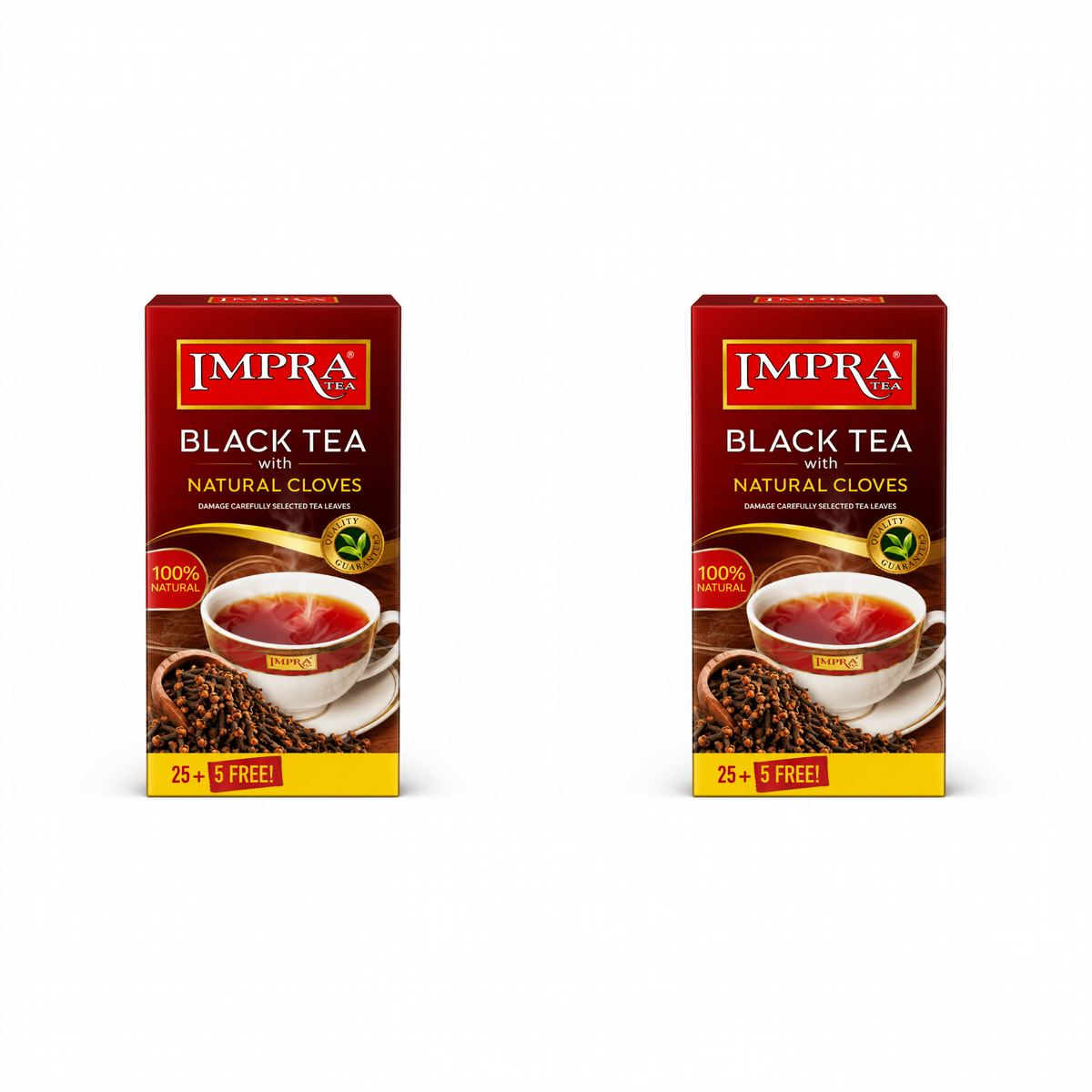 Impra Black Tea With Cloves pack of 2 boxes