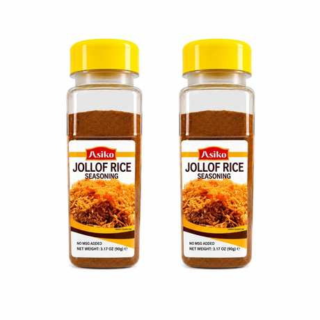 Asiko Jollof Rice Seasoning pack of 2 jars