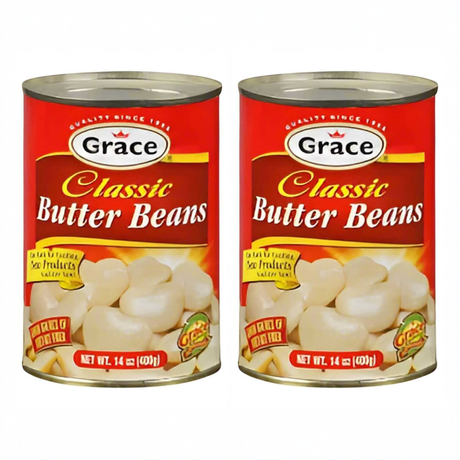 Grace Classic Butter Beans 14.1 oz pack of 2 cans