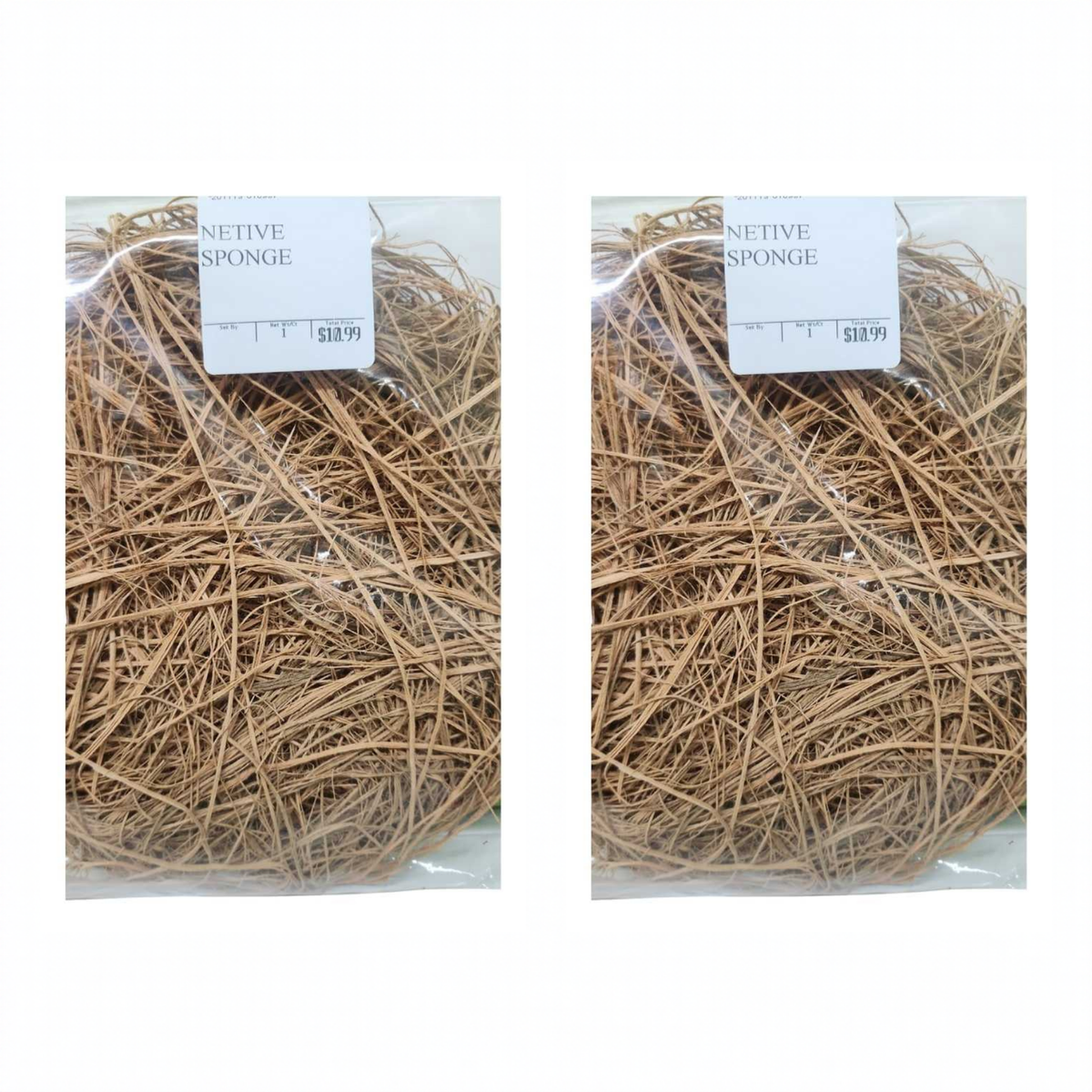 African Native Sponge pack of 2 packs