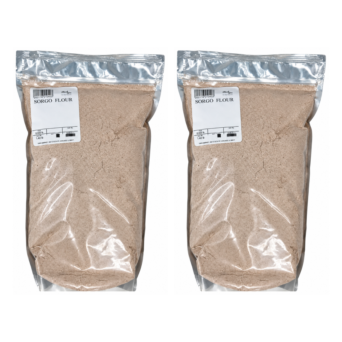 Sorghum flour pack of 2 bags
