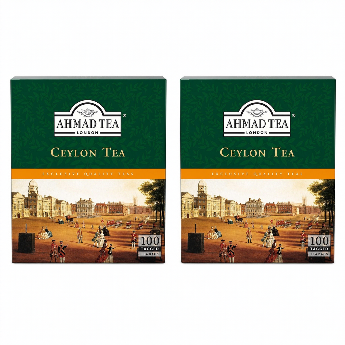 Ahmad Ceylon Tea 100 Bags pack of 2 boxes
