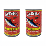 Geisha Mackerel in Tomato Sauce pack of 2 cans