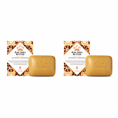 Nubian Heritage Raw Shea Butter Soap 5 oz pack of 2 bars