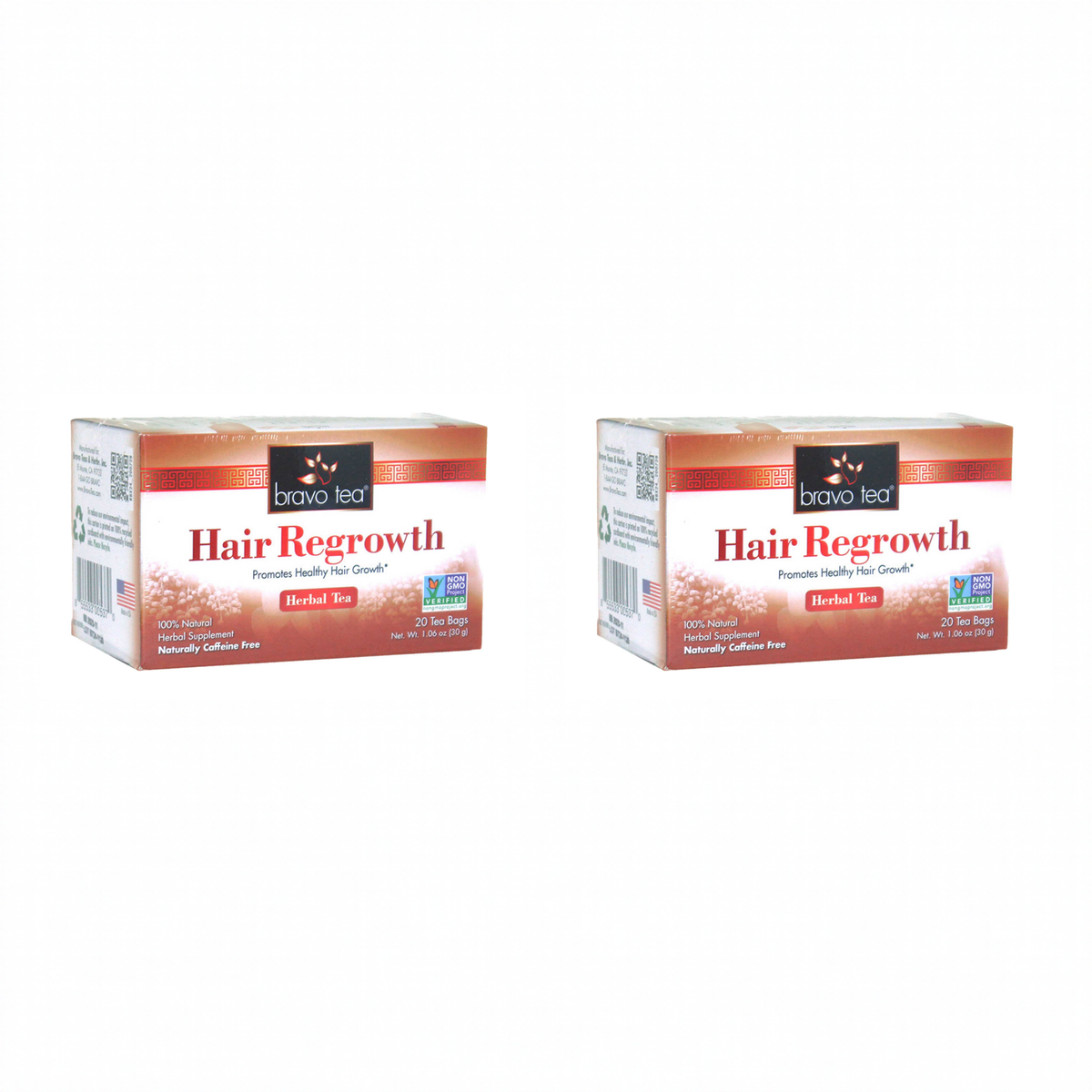 Bravo Hair Regrowth Tea pack of 2 boxes