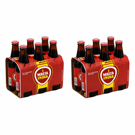 Malta India Malt Drink 6-Pack pack of 2 packs