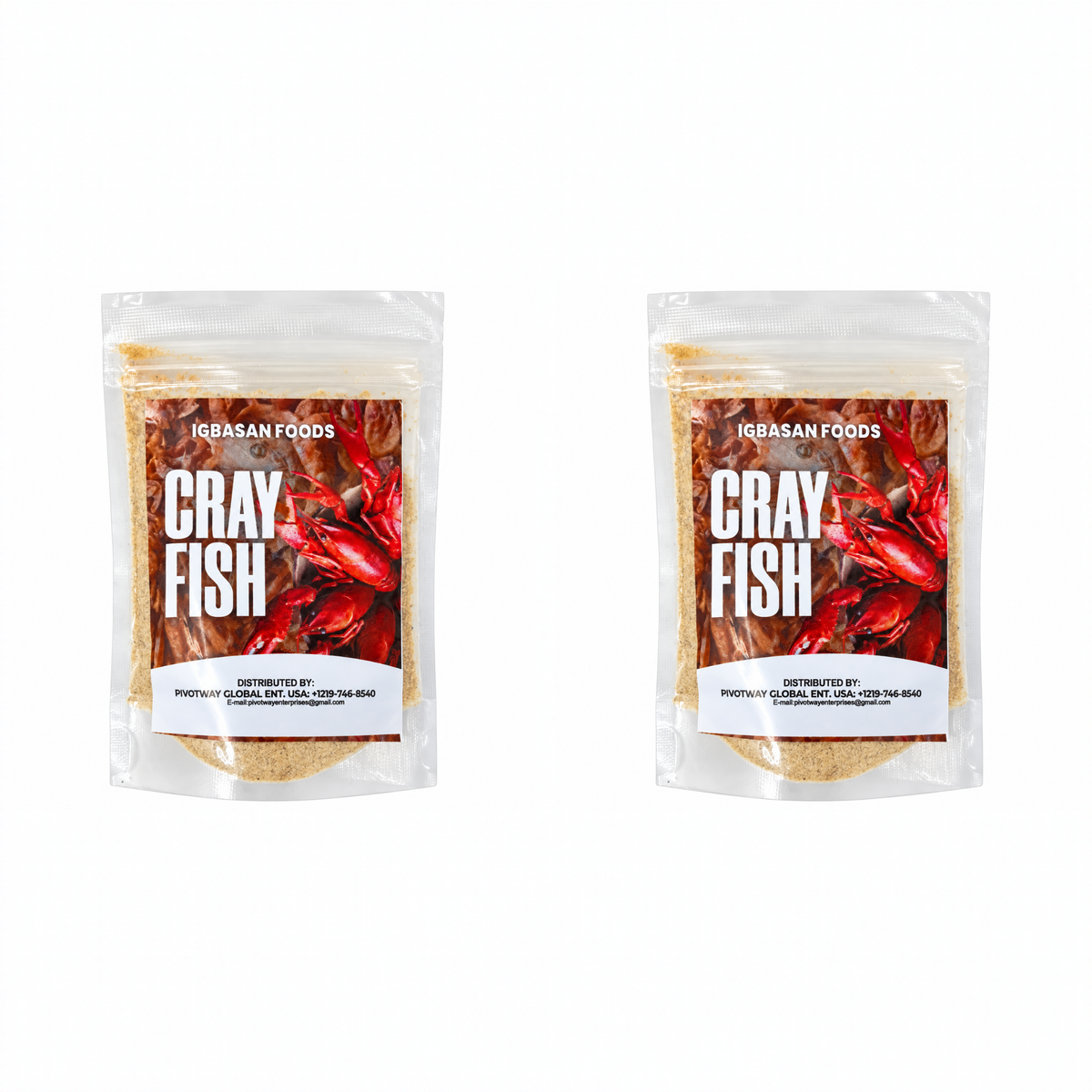 Igbasan Crayfish Seasoning pack of 2 pouches