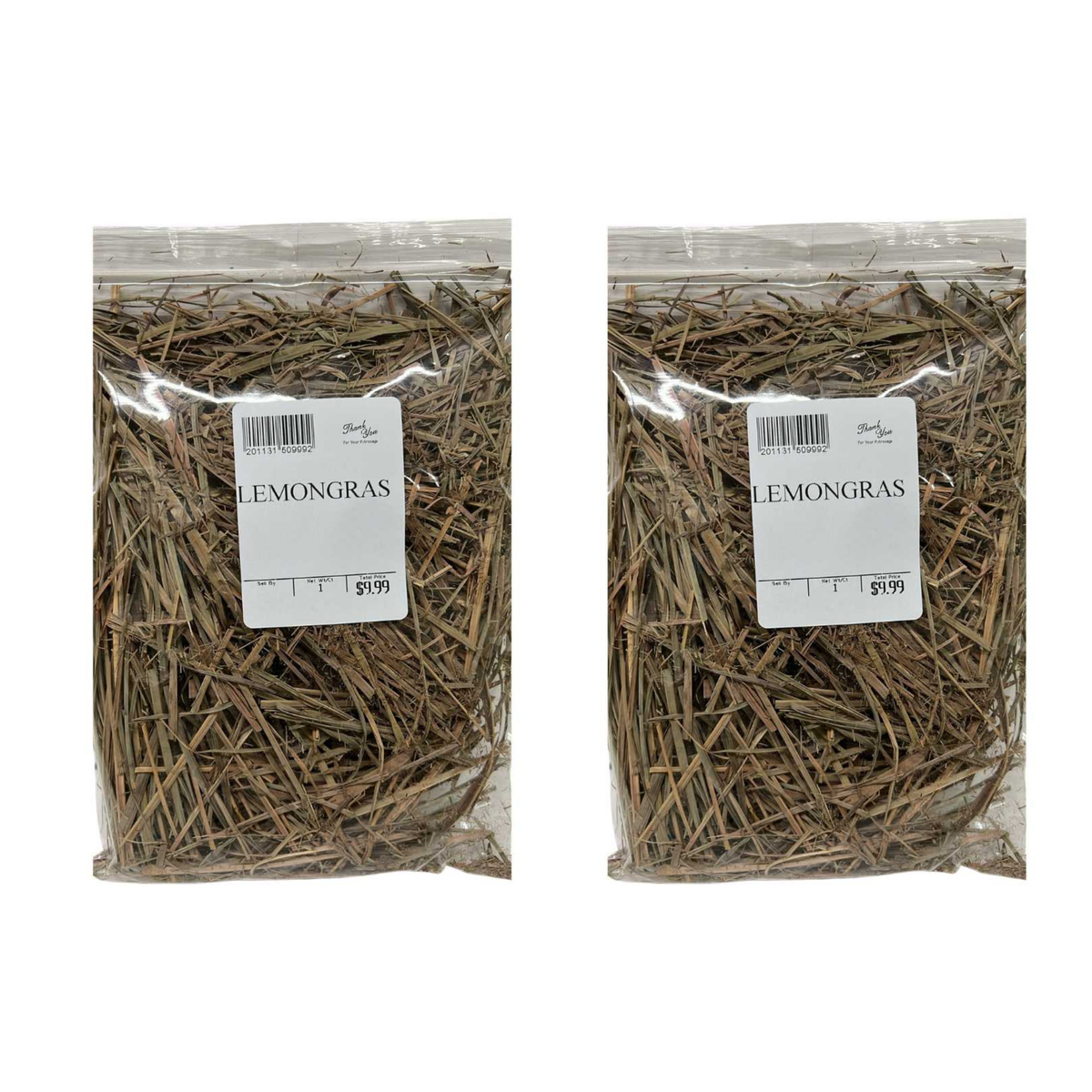 Dried Lemongrass pack of 2 bags