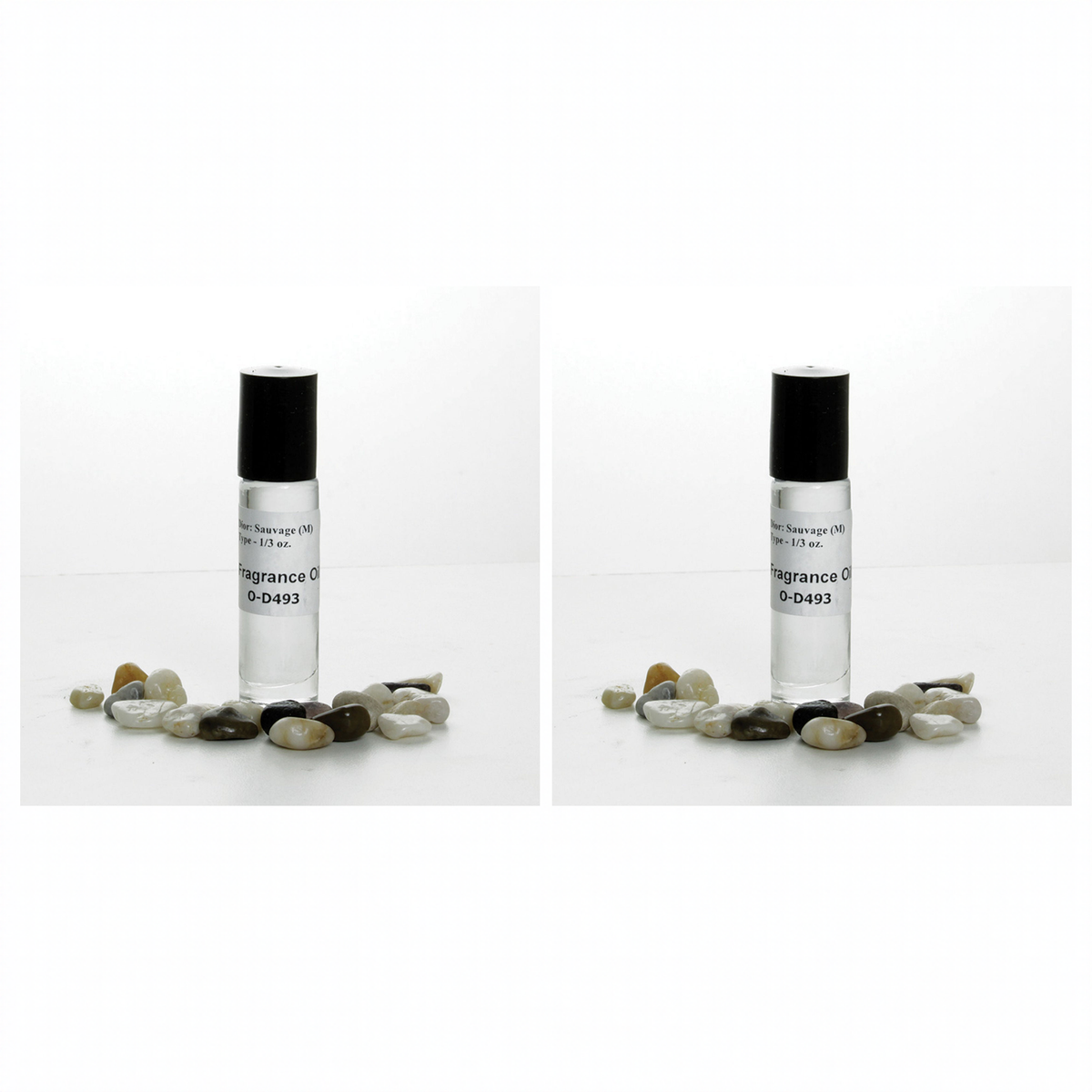 Sauvage type body oil 1/3 oz pack of 2 bottles