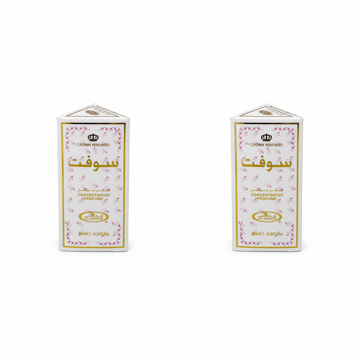 Al Rehab Soft Concentrated Perfume Oil 6ml Roll-On pack of 2 boxes