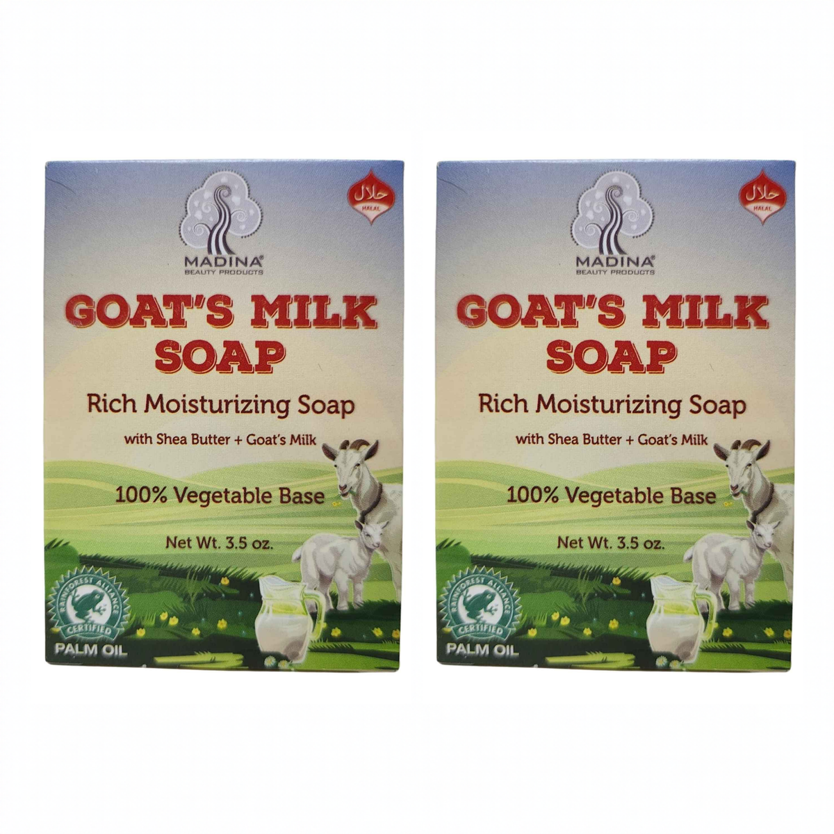 Goat's Milk Soap pack of 2 bars