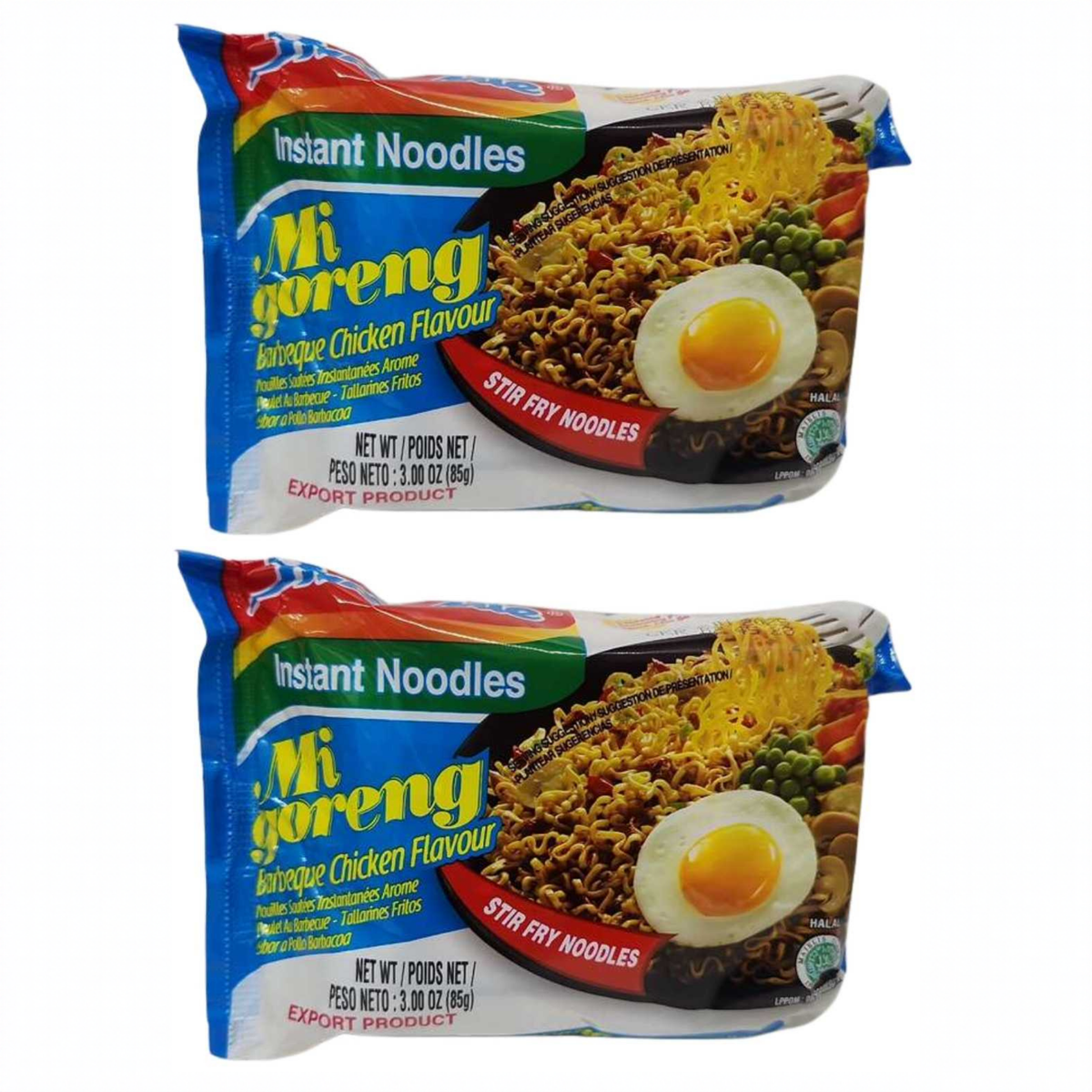 Mi Goreng BBQ Chicken Noodles pack of 2 packs