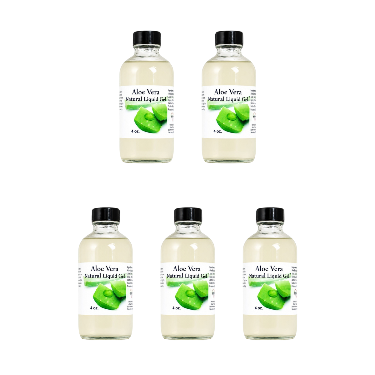 Aloe Vera Gel pack of 5 bottles