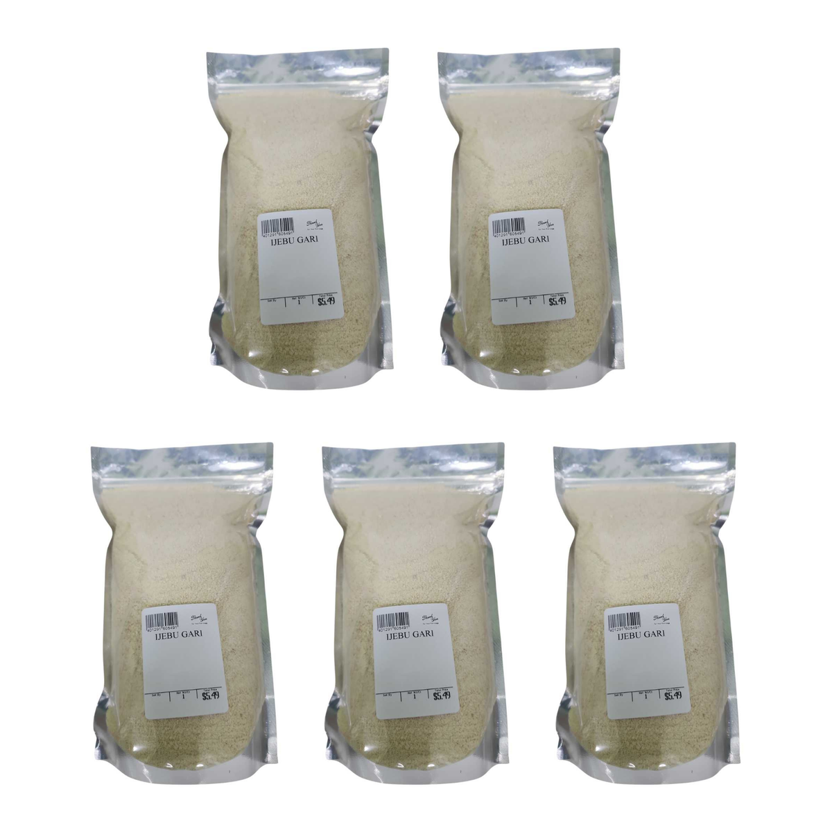 Ijebu Gari pack of 5 bags